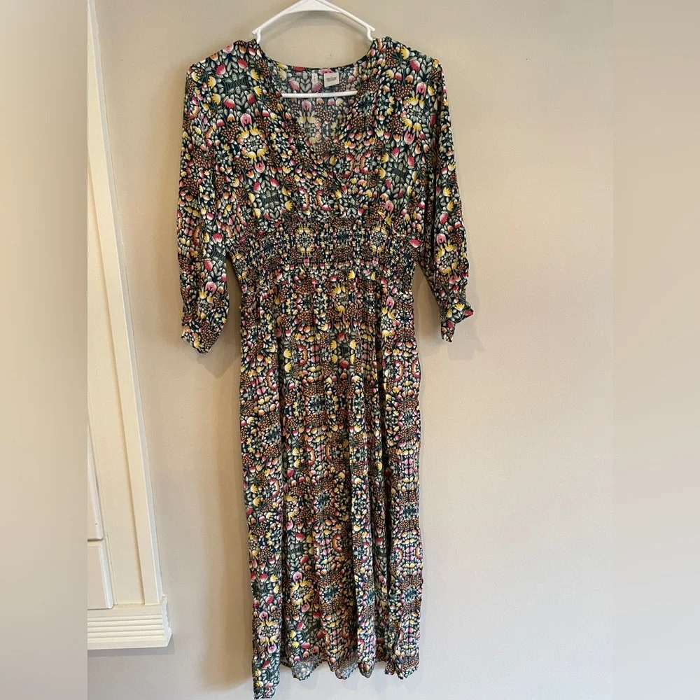 NWOT Anthropologie Evie long floral dress size small - Picture 1 of 6